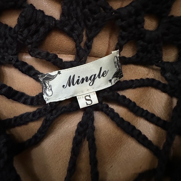 Black Crochet Knit Top - Picture 2 of 3